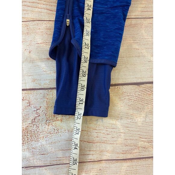 Hylete Women's Blue Nimbus Caprite Athletic Leggings - Medium - Picture 4 of 12